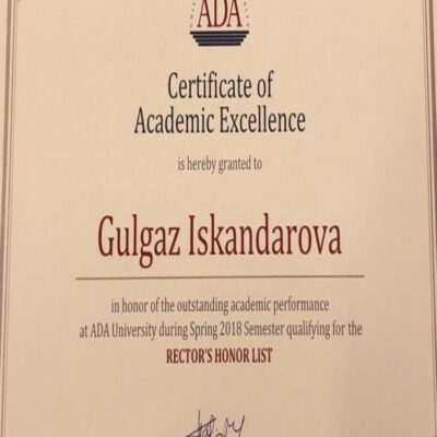 Buy Transcript Certificate From the ADA Universiteti