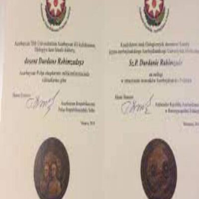 Buy Master Degree From the Azerbaycan Tibb Universiteti