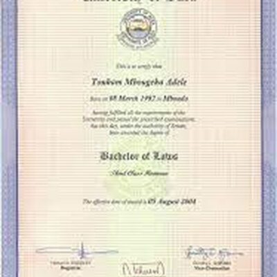 Buy PHD Honorary Doctorate Degree From Université de Buéa