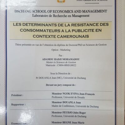 Buy PHD Doctorate Degree From Université de Dschang