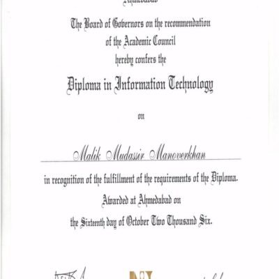 Buy Transcript Certificate degree from The Nirma University