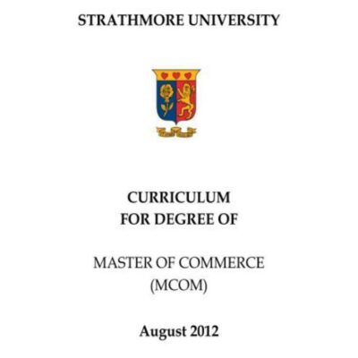 Buy Master Degree From the Strathmore University
