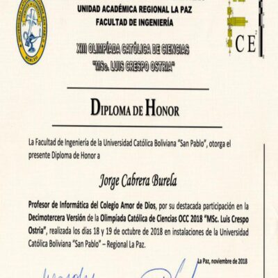 Buy Bachelors Degree From the Universidad Católica Boliviana