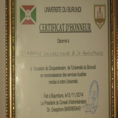 Buy PHD Doctorate Degree  From Université du Burundi