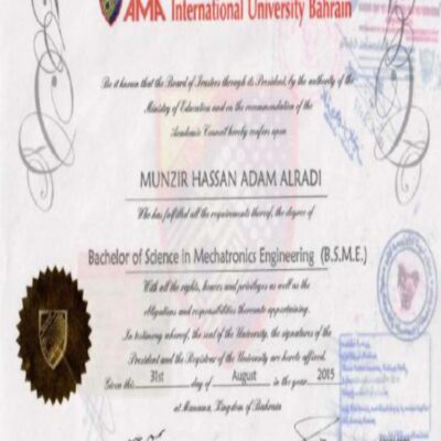 Buy Transcript Certificate From the University of Bahrain
