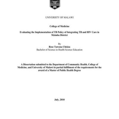 Buy PHD Doctorate Degree of University of Malawi