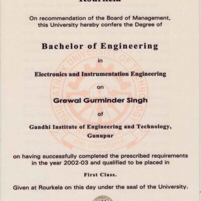 Buy Diplom degree from The Biju Patnaik University of Technology