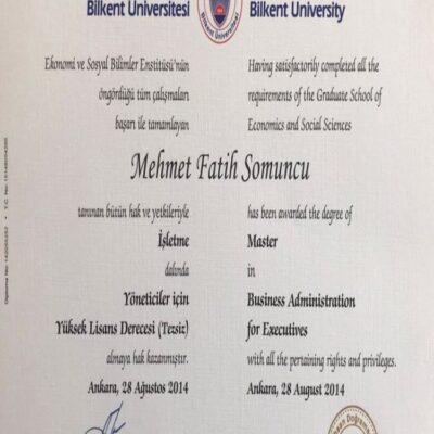 Buy Diplom Degree from the Bilkent Üniversitesi