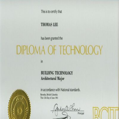 Buy Transcript Certificate from the British Columbia Institute of Technology