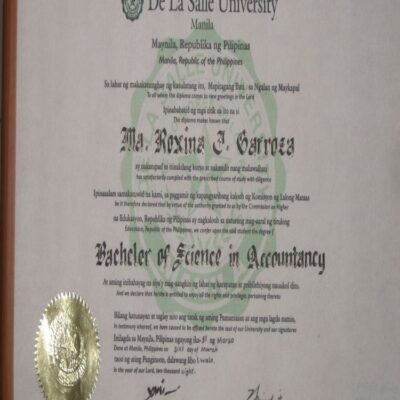 Buy Bachelors Degree from the De La Salle University