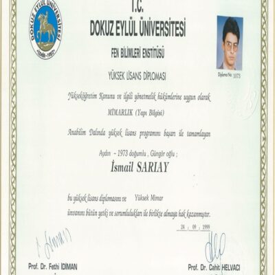 Buy Transcript Certificate from the  Dokuz Eylül Üniversitesi