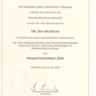 Buy Transcript Certificate from the Eberhard Karls Universität Tübingen