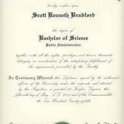 Buy Transcript Certificate from The George Mason University