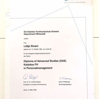Buy Transcript Certificate from the Kalaidos Fachhochschule