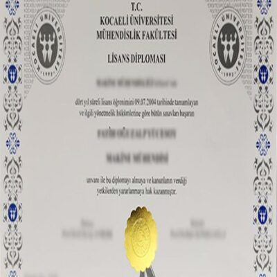 Buy Transcript Certificate from the Kocaeli Üniversitesi