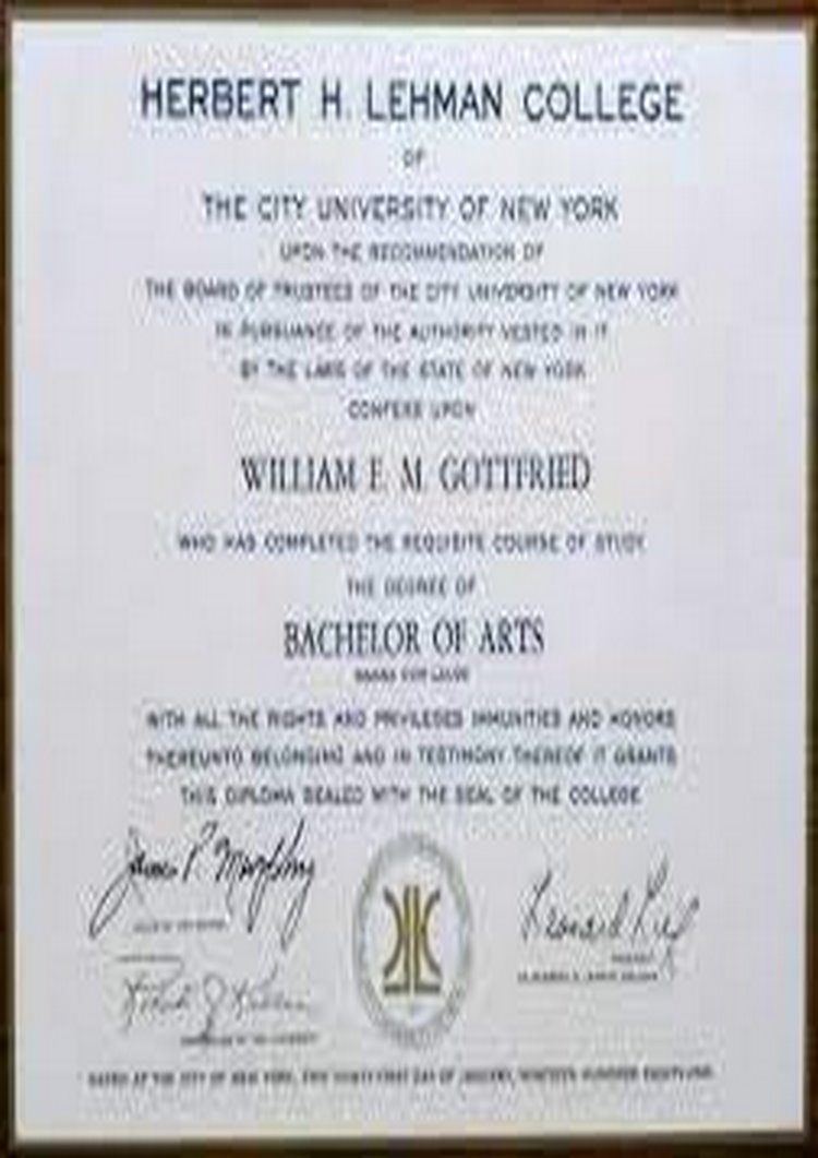 Buy college degree from The Lehman College, CUNY