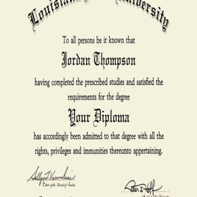 Buy Diplom Degree from The Louisiana State University