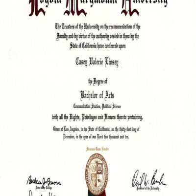 Buy Master Degree from The Loyola University Chicago