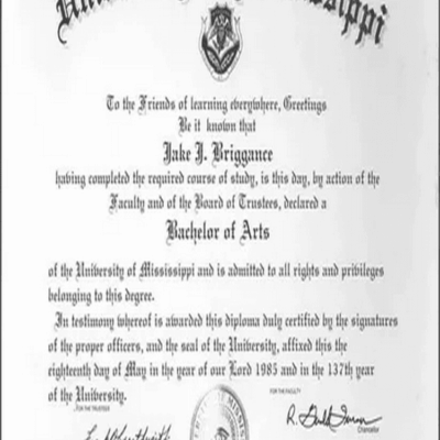 Buy Master Degree from The Mississippi State University