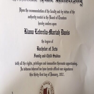Buy Professorship Honorary Degree from The Montclair State University