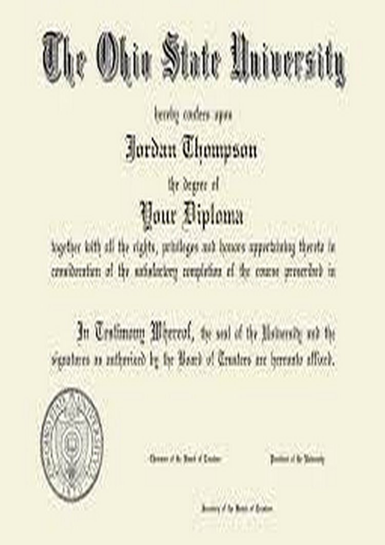 Buy college degree from The Ohio State University