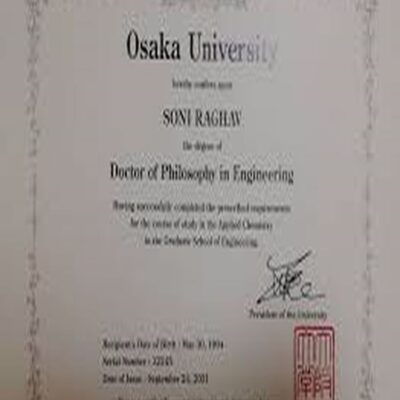Buy Diplom Degree from the Osaka University