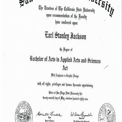 Buy Bachelors Degree from The San Diego State University