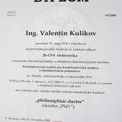 Buy Professorship Honorary Degree from the Slovenská technická univerzita v Bratislave
