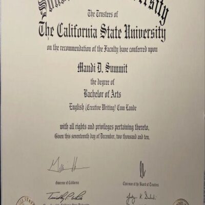 Buy Diplom Degree from The Sonoma State University