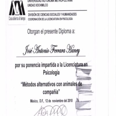 Buy Professorship Honorary Degree from The Universidad Autónoma Metropolitana