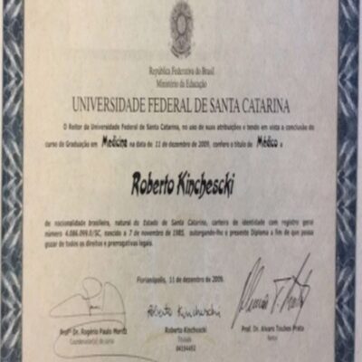 Buy PHD Doctorate Degree from the Universidade Federal de Santa Catarina