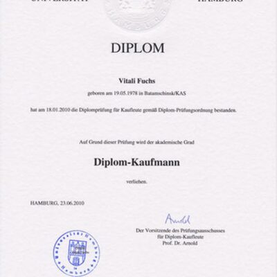 Buy Transcript Certificate from the Universität Hamburg
