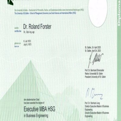Buy Transcript Certificate from the Universität St.Gallen