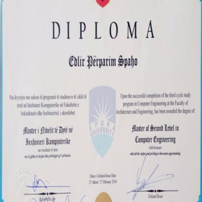Buy Transcript certificate from the Universiteti Epoka Albania