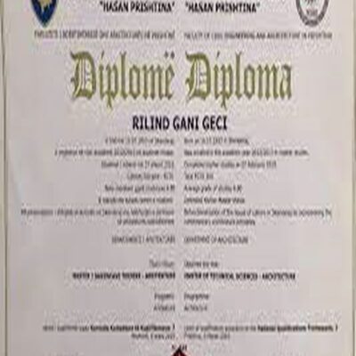 Buy college degree from the Universiteti i Prishtinës