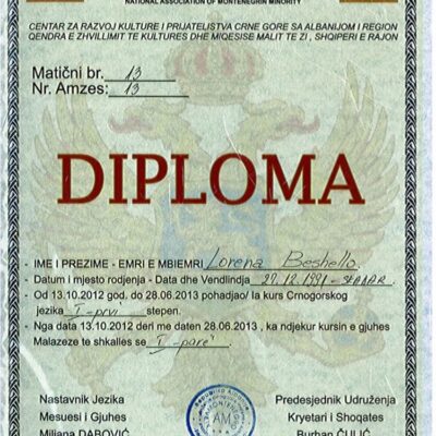 Buy Bachelors degree from the Universiteti i Shkodrës Luigj