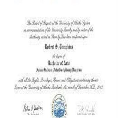 Buy Professorship Degree from The University of Alaska Fairbanks