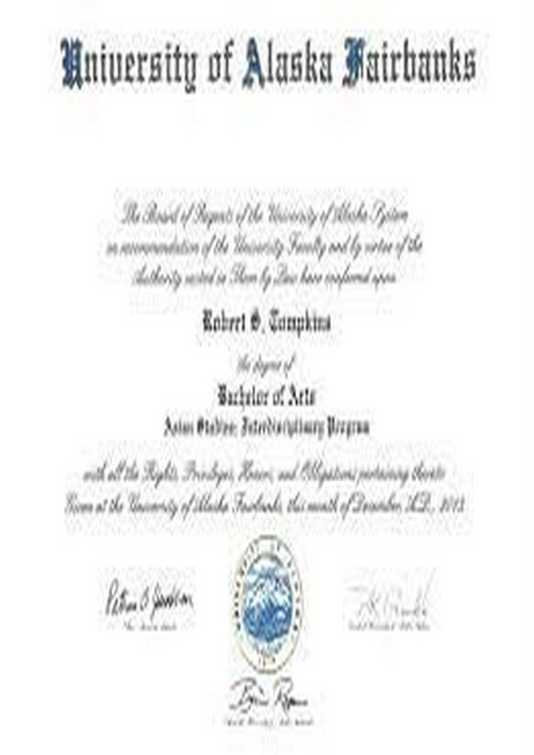 Buy college degree from The University of Alaska Fairbanks