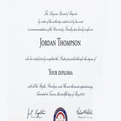 Buy Bachelors Degree from The University of Arizona