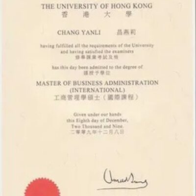 Buy Transcript Certificate from The University of Hong Kong