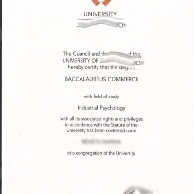 Buy Transcript Certificate from the University of Johannesburg