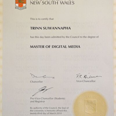 Buy Transcript Certificate from The University of New South Wales