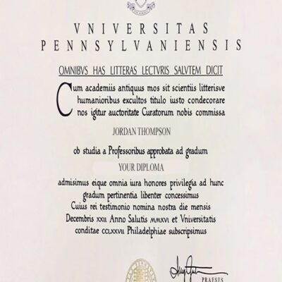 Buy Bachelors Degree from The University of Pennsylvania