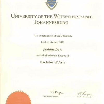 Buy Transcript Certificate from the University of the Witwatersrand