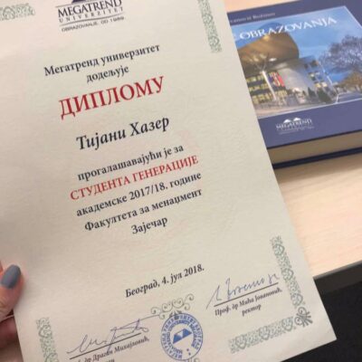 Buy Professorship Honorary Degree from the Univerzitet Megatrend