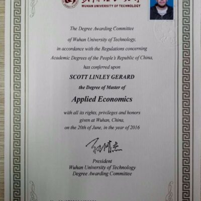Buy Master Degree from The Wuhan University