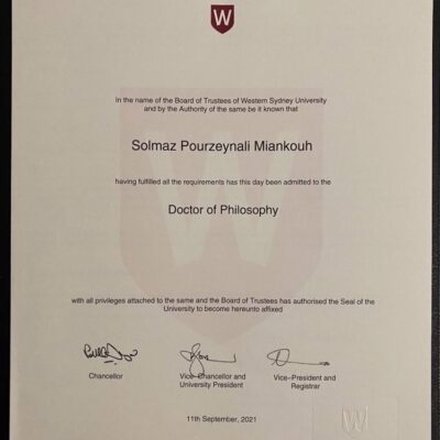 Buy PHD Doctorate Degree from Western Sydney University