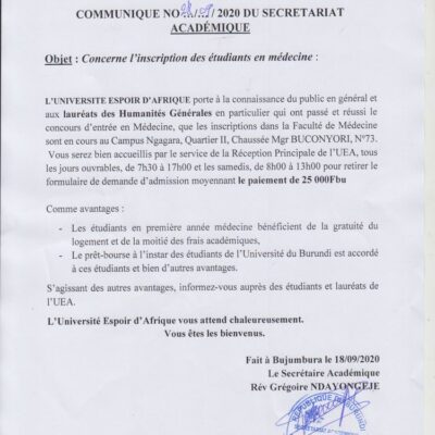 Buy Diplom Degree from Université Espoir d’Afrique