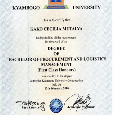 Buy Transcript Certificate from TheKyambogo University