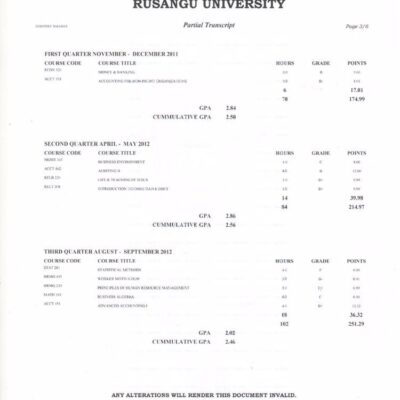 Buy PHD Doctorate degree from The Rusangu University